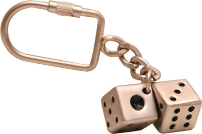 

Dealfinity Dual Dice Metal DKYCN1582 Key Chain(Multicolor)