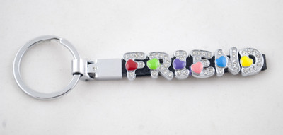 

Forty Creek Multicolor Friend Heart Key Chain(Silver)
