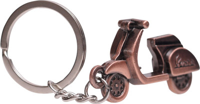 

Dealfinity Antique Vespa Scooter Full Metal DKYCN1367 Key Chain(Brown)
