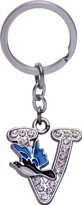 

Zeroza Alphabet Letter V LV05 Key Chain(Multicolor)