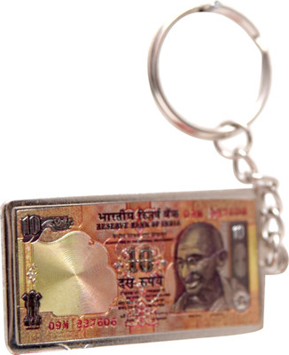 

Dealfinity Rs 10 Artificial Indian Currency DKYCN1652 Key Chain(Multicolor)
