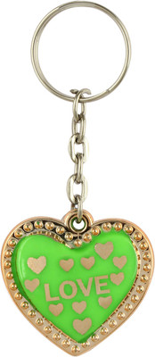 CTW Love Heart Shape Keychain Key Chain(Blue)
