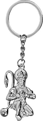 

U R God Hanuman Key Chain(Silver)