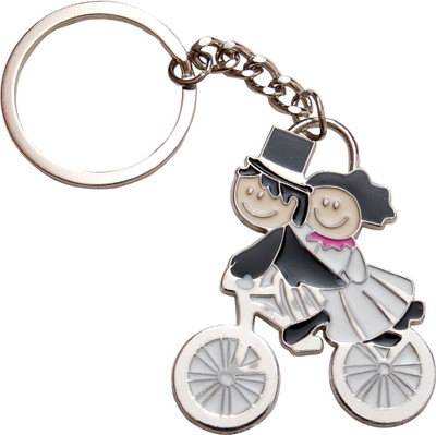 

Oyedeal Just Married Cycle Riding Couple Key Chain(Multicolor)