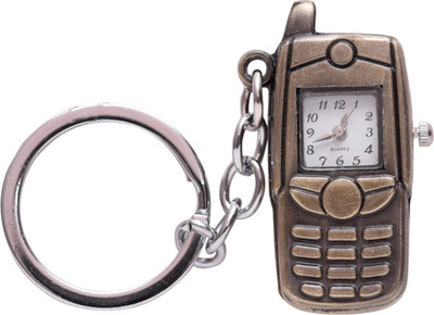 

Oyedeal Designer Mobile Phone Shape with Pocket Clock Key Chain(Brown)