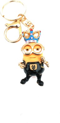 

zhosy crown minion Locking Key Chain(Multicolor)