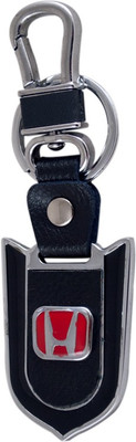 

Forty Creek Honda Shield Shaped Locking Key Chain(Black)