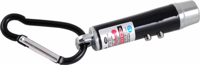 Forty Creek Laser Light Locking Key Chain(Black, Silver)
