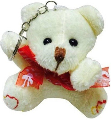 

Parrk Romantic Soft Toy Teddy Love Couple Valentines Day Gift Key Chain(White)