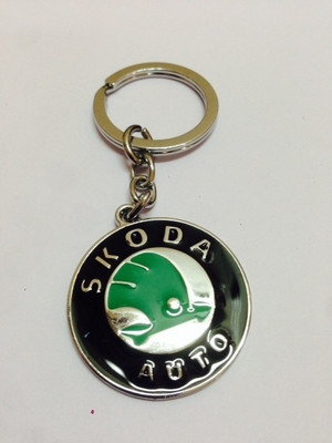 

Aura Skoda Full Metal Key Chain(Green, Black, Silver)