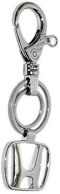 

Aura Cool Imported Honda Cars Full Metal Hook Key Chain(Silver)