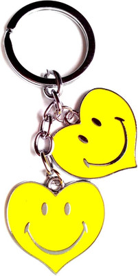 

Keepsake Smiley Heart Key Chain(Yellow)