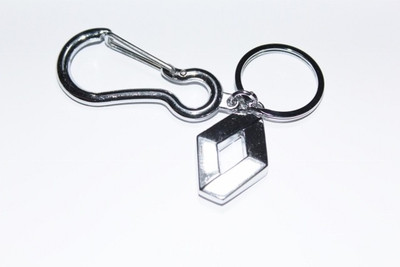 

Aura Renault Cars Full Metal Body Key Chain(Silver)