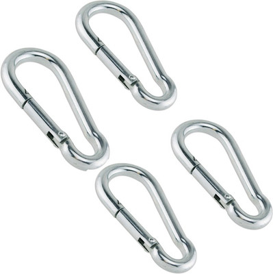 Bikenwear Hook Locking Carabiner(Silver)
