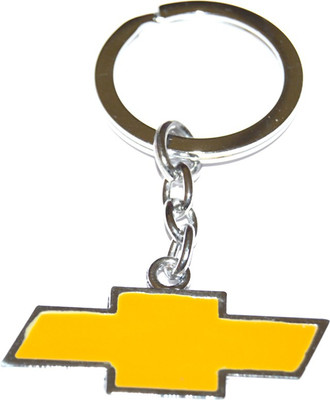 

Tech Fashion Chevrolet Stunning Yellow Golden Metal Keyring accessories for Car Bike House Office Key Holder Best Quality Gift-TF-471 Locking Key Chain(Gold)