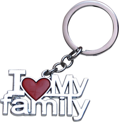 

Dealfinity I Love My Family Key Chain(Multicolor)