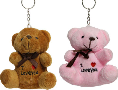 

Skyways pack of 2 Key Chain(Brown, Pink)
