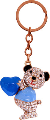 

Oyedeal Studded Teddy Holding Heart KYCN495 Key Chain(Multicolor)