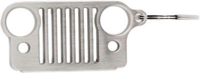 

Oyedeal Jeep Grill Key Chain(Silver)