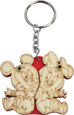 

CTW Heart Photoframe Naughty Valentine Couple Key Chain(Multicolor)