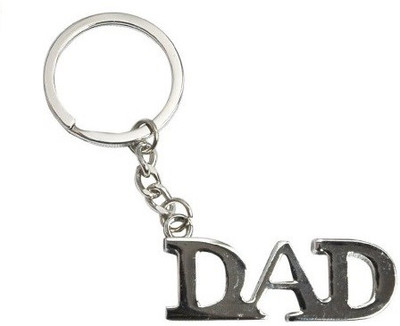 Ezone Dad Silver Key Chain(Multicolor)