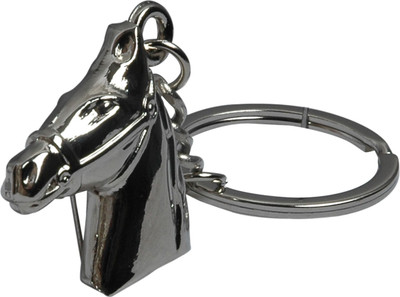 

Zeroza Horse Head Metal FY08 Key Chain(Silver)