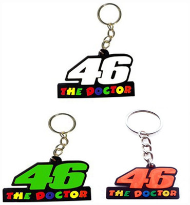 

Bikenwear Doctor46 Key Chain(Red, White, Green)