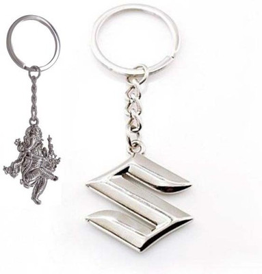 

Rashi Traders Maruti Suzuki & Ganpati Key Chain(Silver)