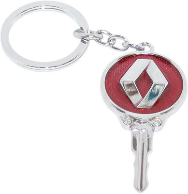 

Aura Imported Key Shape Reanult Key Chain(Red, Silver)