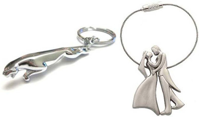 

Rashi Traders Jaguar + Valentine Couple Key Chain(Silver)