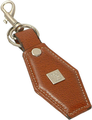 

Walletsnbags Pdm Rhombus Keychain Key Chain(Brown)