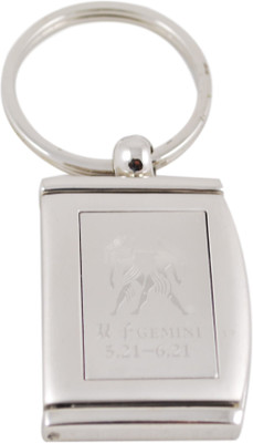 

Forty Creek Gemini Metal Photo Frame Key Chain(Silver)