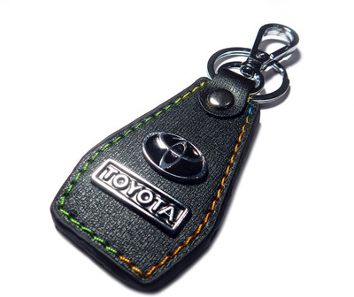 

Techpro BLACK LOCK WITH METAL BOTTLE RING TOYOTA WITH NYLON LINING Locking Key Chain(Multicolor)