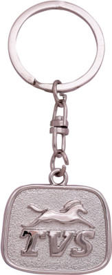 Oyedeal KYCN910 TVS Full Metal Key Chain(Silver)