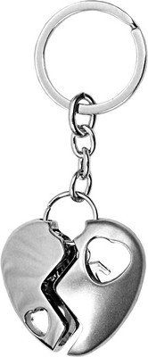 

U R God New Broken Heart Key Chain(Silver)