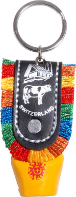 

CTW Famous Dilwale Dulhania Le jayenge Siwtzerland Ring Bell Metal Keyring Key Chain(Multicolor)