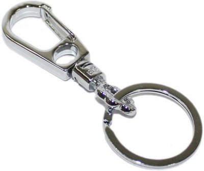 

Aura Imported Belt Hook Metal Locking Key Chain(Silver)