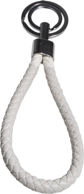 

Oyedeal Braided Nylon Rope Key Chain(White)