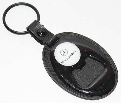 

Aura Mercedes Benz Bottle Opener Metal Locking Key Chain(Black)