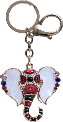 

Oyedeal Studded Lord Ganesh Metal Locking Key Chain(Multicolor)