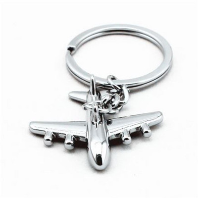

Oyedeal Metal Airplane Key Chain(Silver)