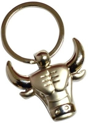 

Aura Angry Bull Face Full Metal Key Chain(Gold)