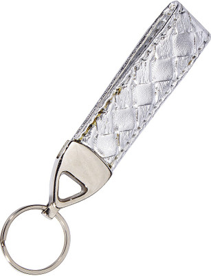 

Osaiz Faux Leather Key Chain(Silver)