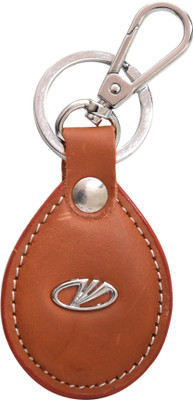 

Oyedeal Mahindra Faux Leather Metal KYCN1720 Locking Key Chain(Brown)