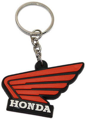 

24x7 Shop Honda Bike Big Symbol Rubber Key Chain(Red, Black)