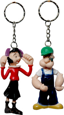

Oyedeal Set of Popeye & Olive OYL Key Chain(Multicolor)
