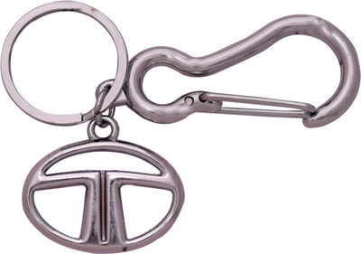 

Oyedeal KYCN766 Tata with Hook Full Metal Locking Key Chain(Silver)