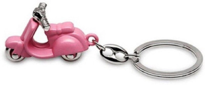 

Anishop cute funny Pink scooter Locking Key Chain(Pink)