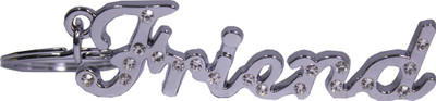 

Oyedeal Friend Studded KYCN1806 Key Chain(Silver)