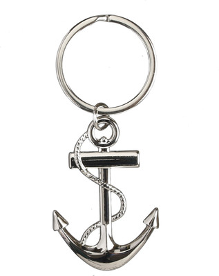 

Techpro Silver Colour Anchor and Rope Key Chain(Multicolor)